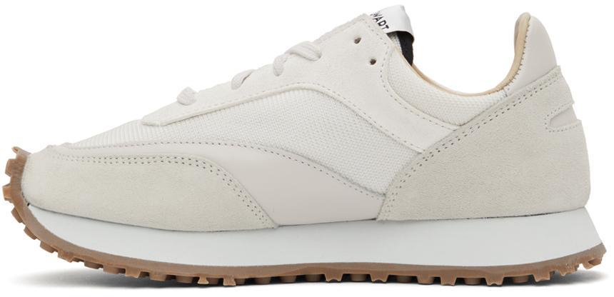 商品Spalwart|Grey & Off-White Tempo Low Mesh Nappa Sneakers,价格¥3061,第5张图片详细描述