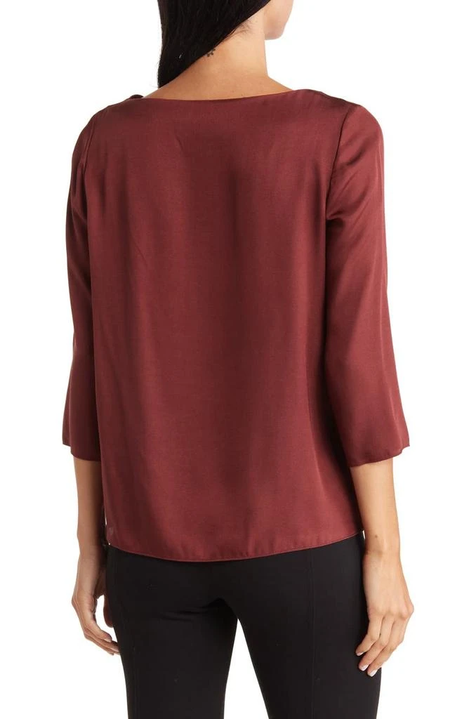 商品Vince|Boatneck 3/4 Sleeve Blouse,价格¥683,第2张图片详细描述