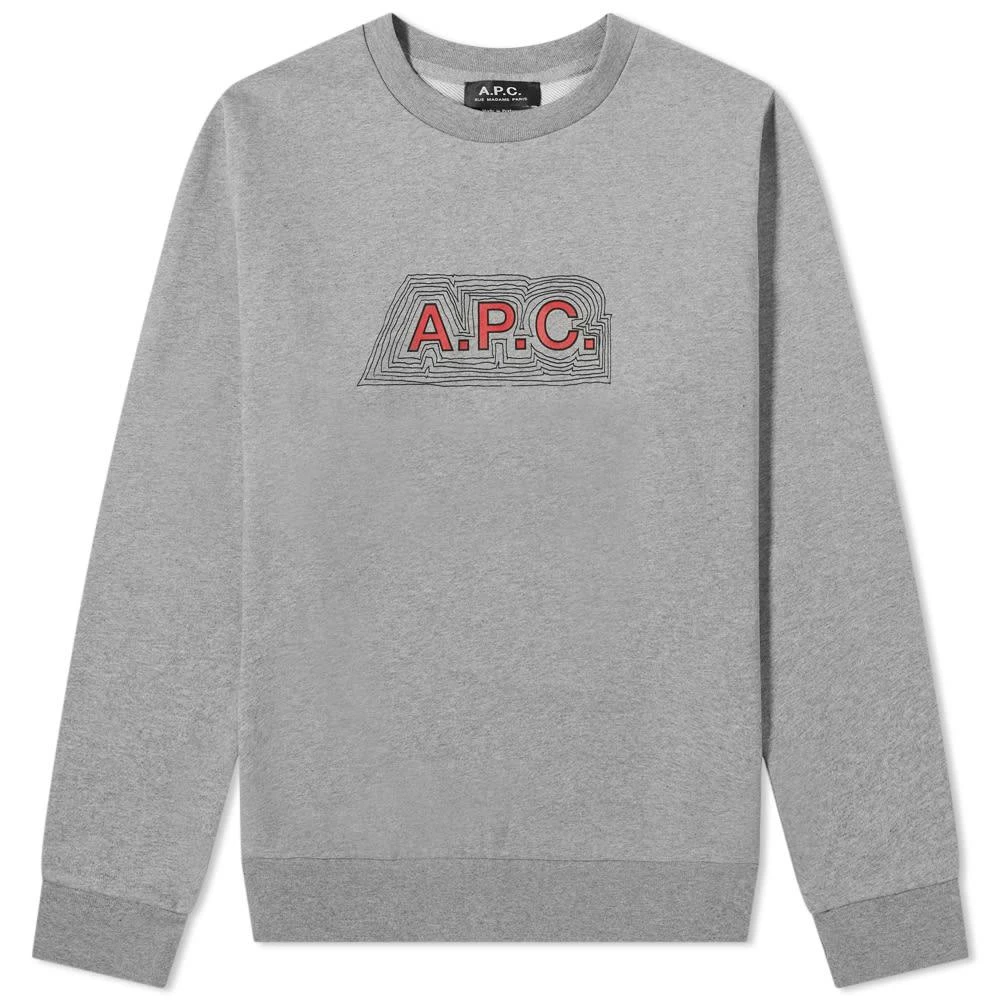 商品A.P.C.|A.P.C. James Logo Crew Sweat,价格¥954,第1张图片