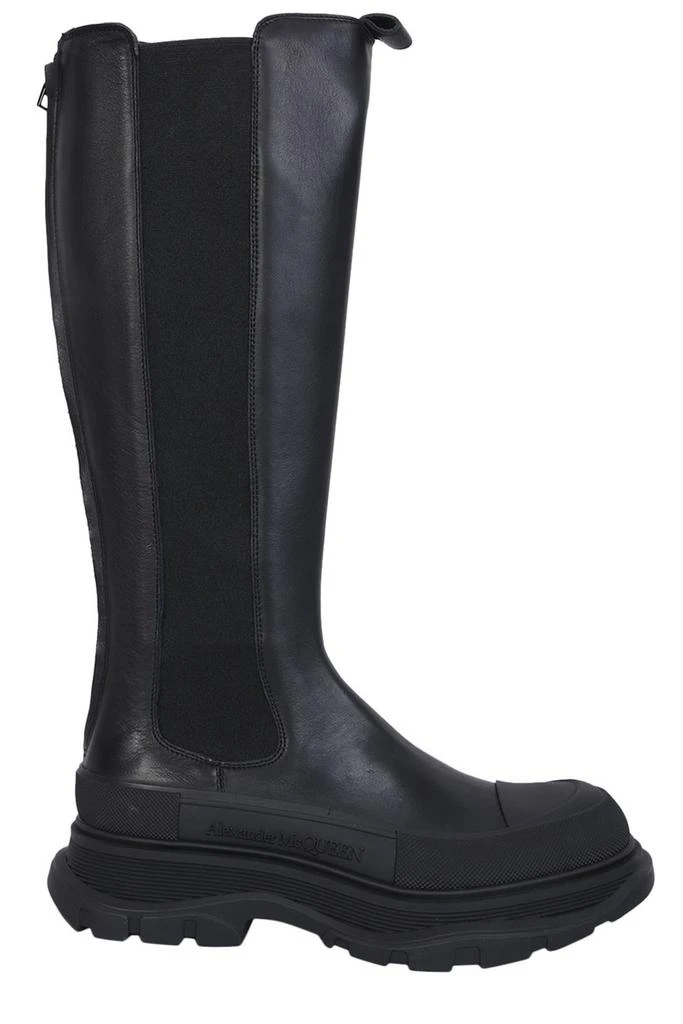 商品Alexander McQueen|Alexander McQueen Round-Toe Knee-High Boots,价格¥8442,第1张图片