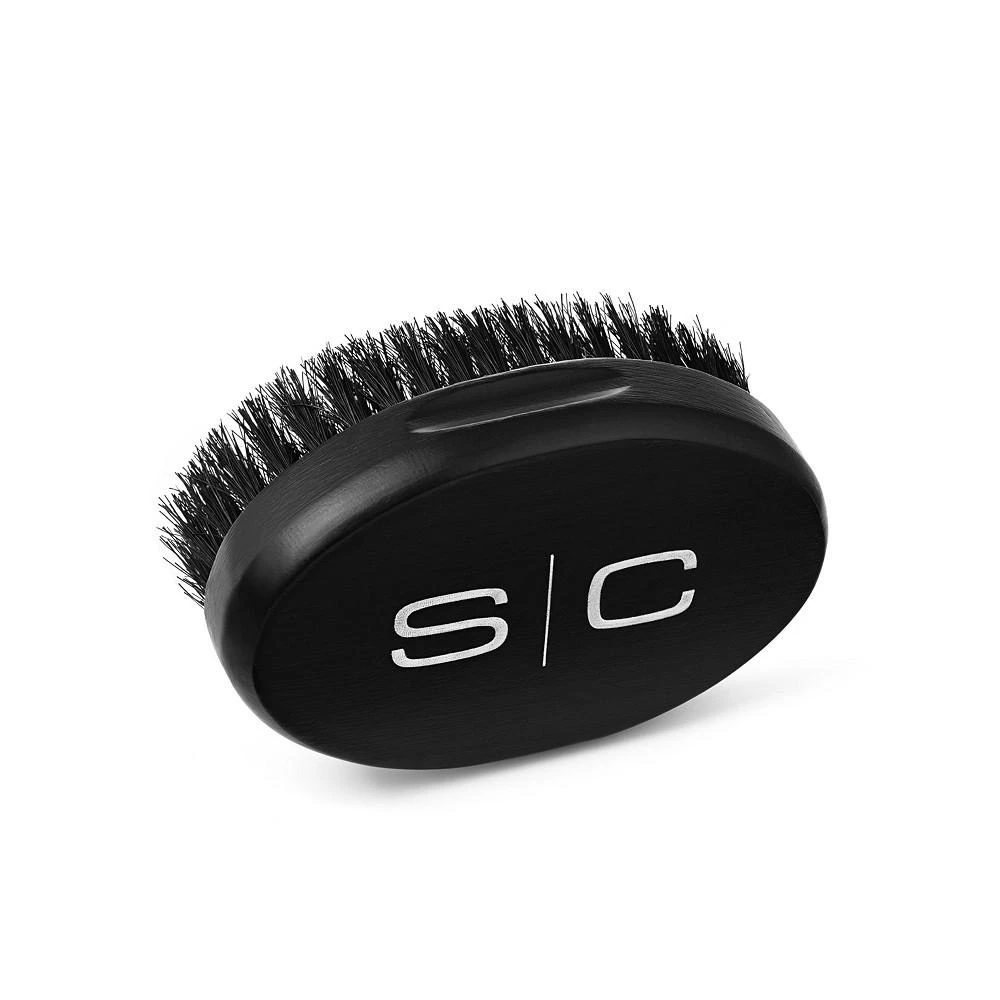 商品StyleCraft Professional|Barber Oval Military-Inspired Hair Brush 100% Natural Boar Bristles with Wood Palm Handle,价格¥154,第4张图片详细描述