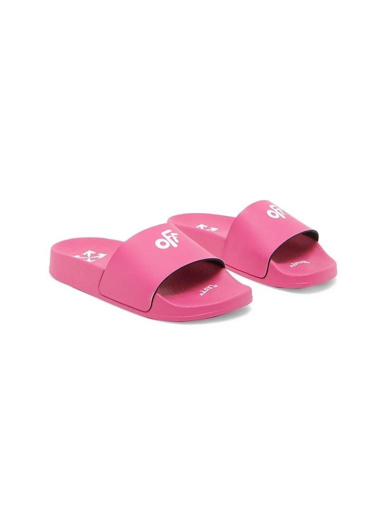 商品Off-White|Little Girl's &amp; Girl's "Off" Logo Pool Slides,价格¥729,第1张图片
