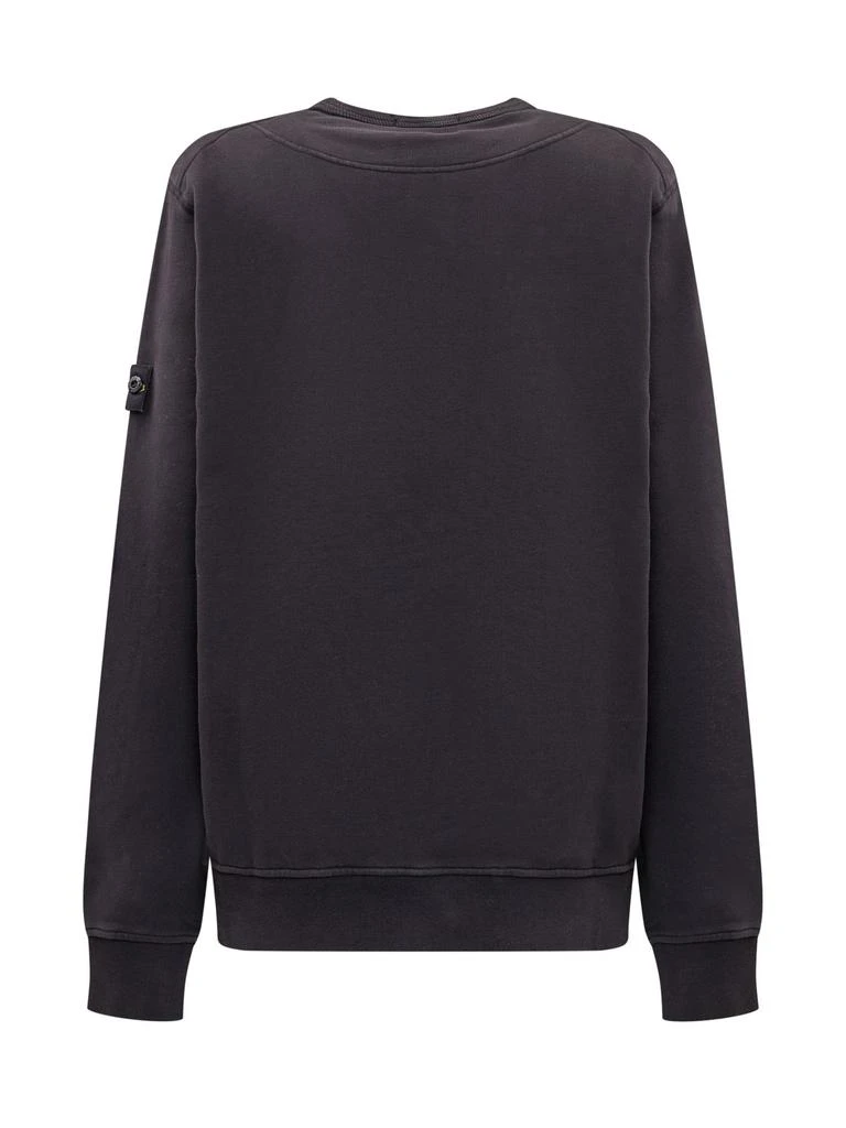 商品Stone Island Junior|Stone Island Junior Logo Patch Crewneck Sweatshirt,价格¥1174,第2张图片详细描述