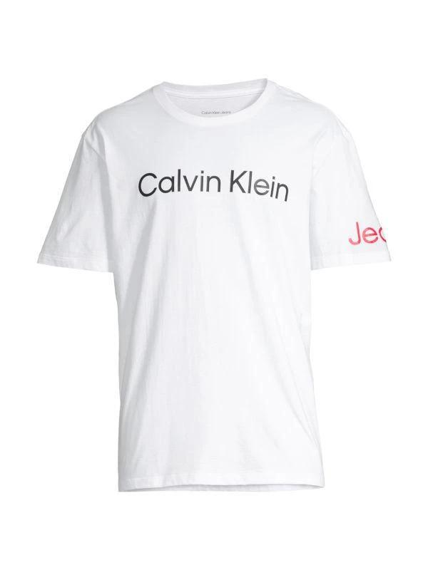 商品Calvin Klein|Traveling Logo Graphic T-Shirt,价格¥153,第3张图片详细描述