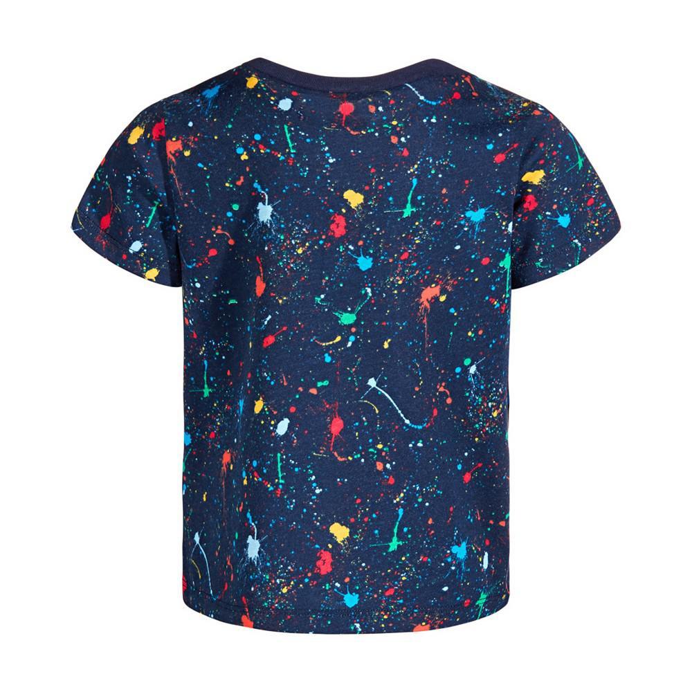 商品First Impressions|Baby Boys Splatter-Print T-Shirt, Created for Macy's,价格¥28,第4张图片详细描述