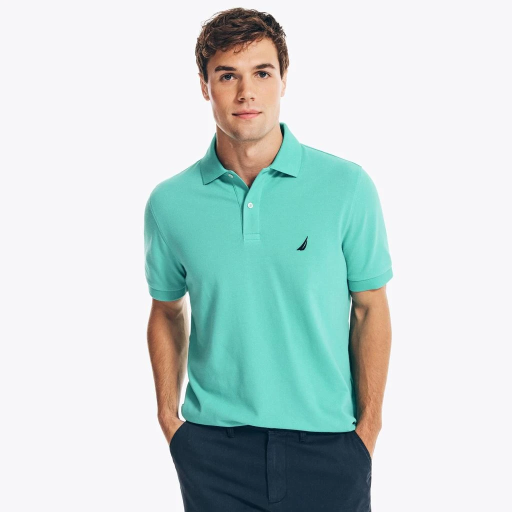 商品Nautica|Mens Classic Fit Deck Polo,价格¥124,第3张图片详细描述