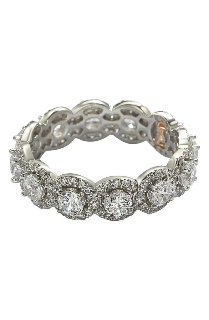 商品Suzy Levian|Sterling Silver CZ Bridal Band Ring,价格¥671,第1张图片