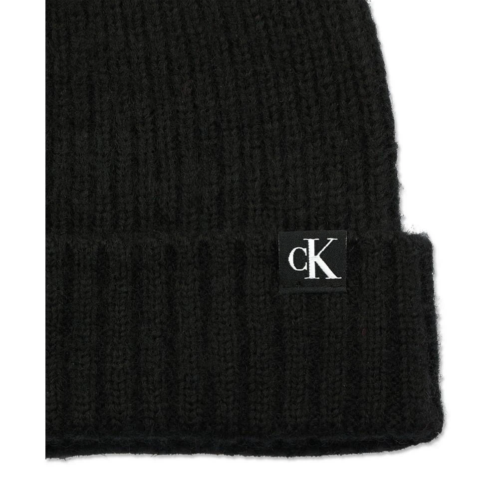 商品Calvin Klein|Men's Luxe Ribbed Cuff Hat,价格¥209,第4张图片详细描述