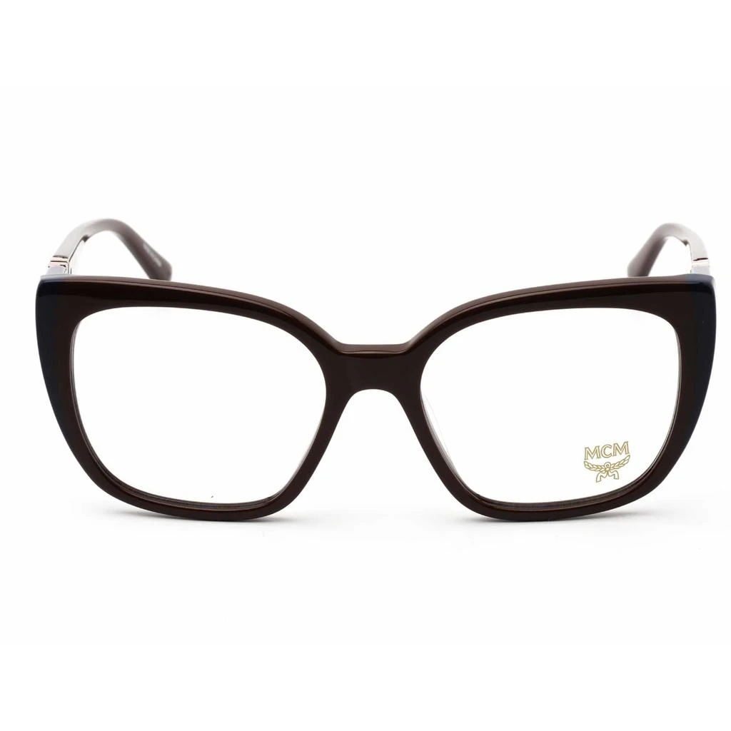 商品MCM|MCM Women's Eyeglasses - Burgundy/Blue Acetate Full-Rim Cat-Eye Frame | MCM2726 607,价格¥381,第2张图片详细描述