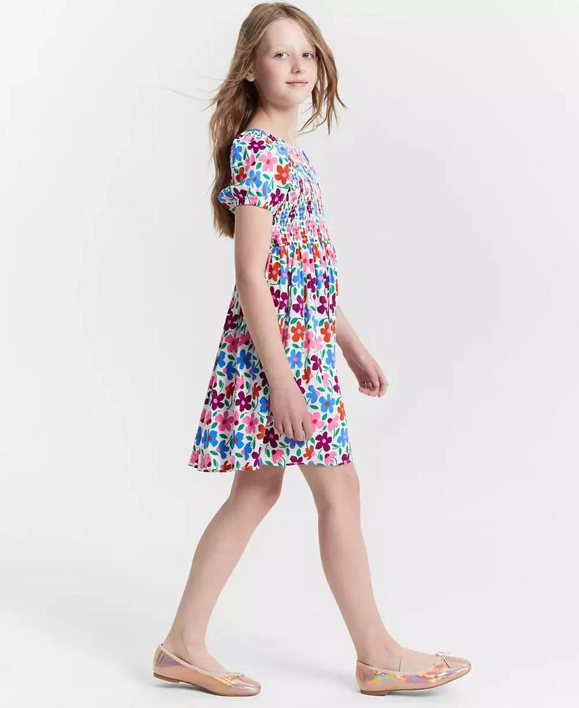 商品Epic Threads|Girls Floral-Print Smocked Dress, Created for Macy's,价格¥89,第3张图片详细描述