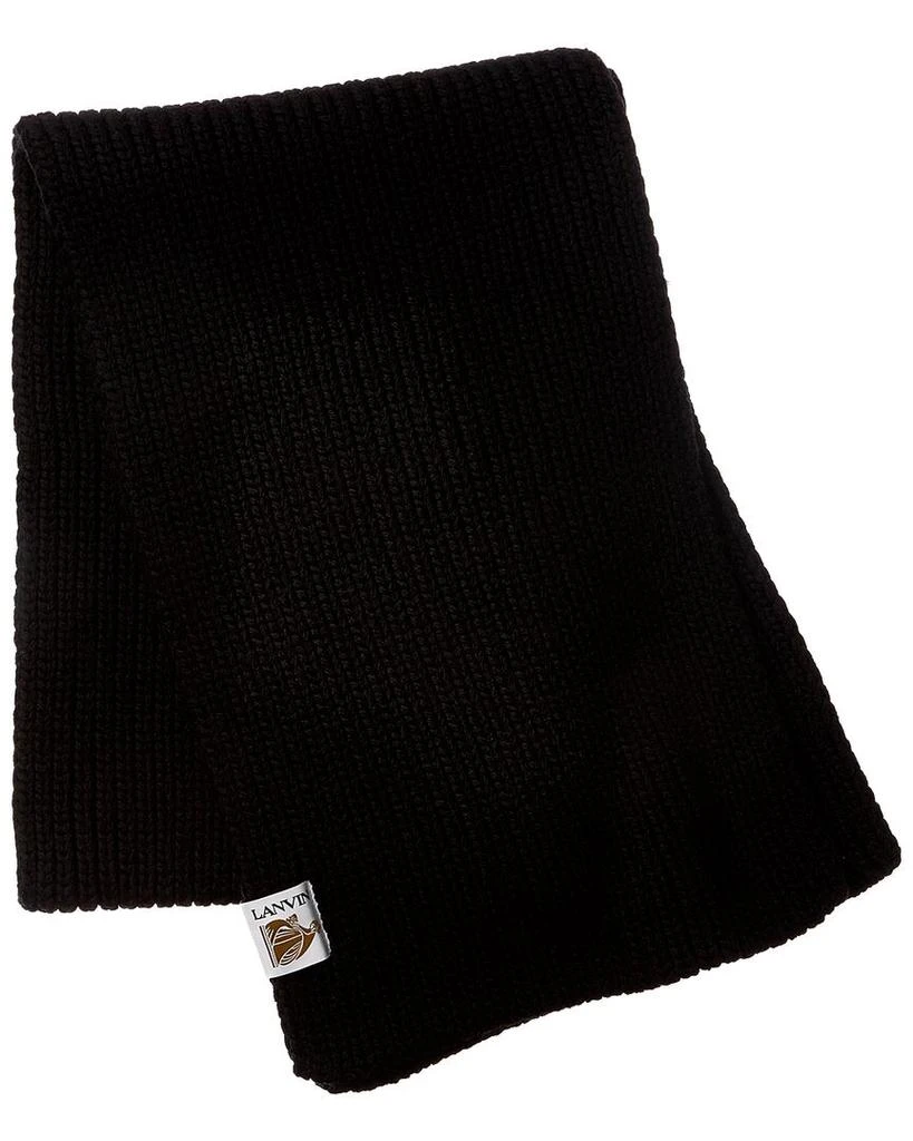 商品Lanvin|LANVIN Chunky Knit Wool Scarf,价格¥1502,第2张图片详细描述