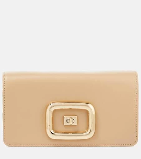 商品Roger Vivier|Viv' Choc Mini leather shoulder bag,价格¥16833,第1张图片