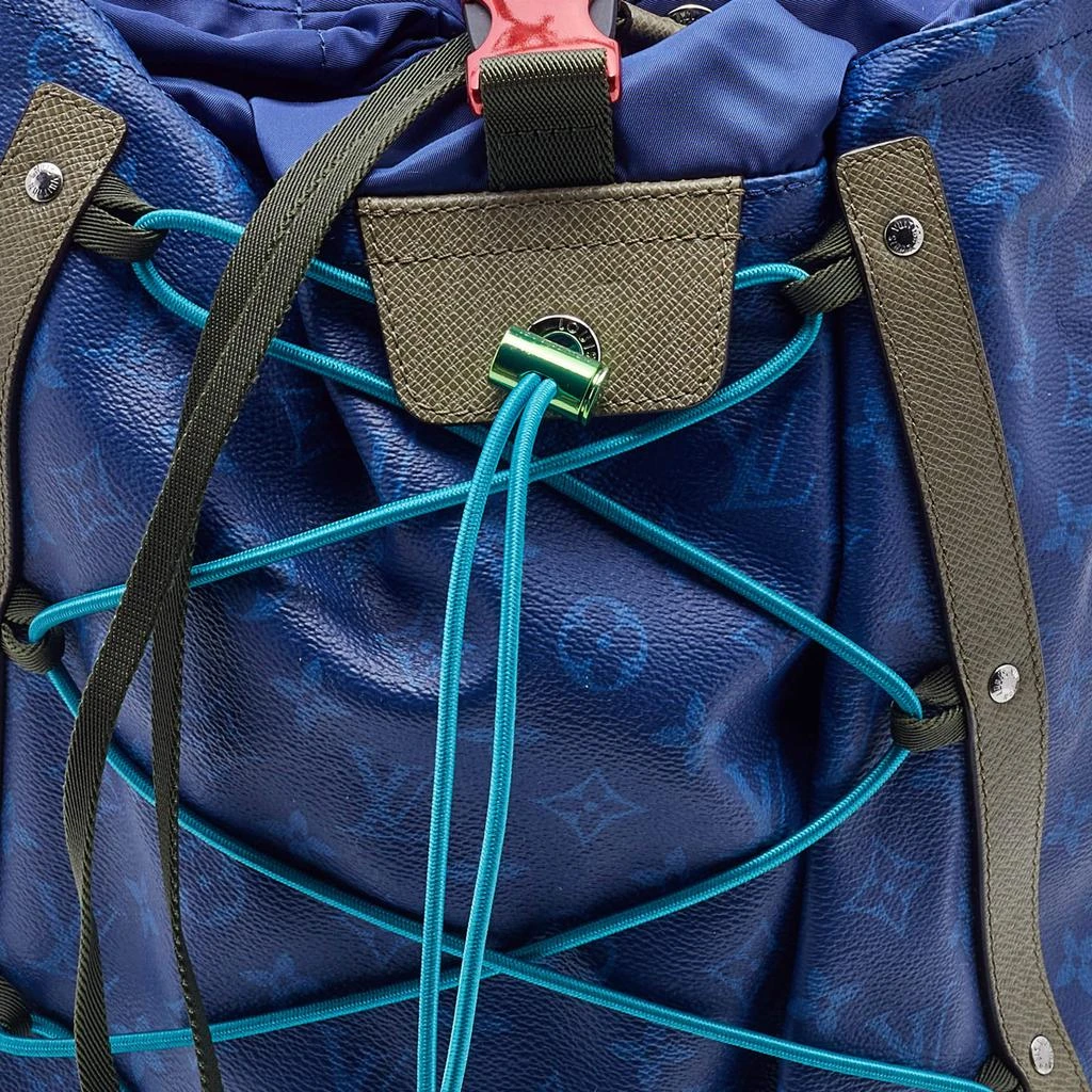 商品[二手商品] Louis Vuitton|Louis Vuitton Blue Monogram Canvas Pacific Outdoor Backpack ,价格¥14902,第5张图片详细描述