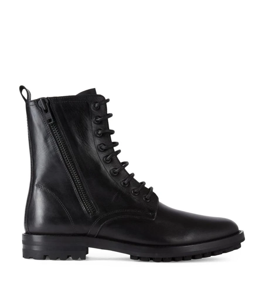 商品The Kooples|Leather Lace-Up Boots,价格¥3566,第1张图片