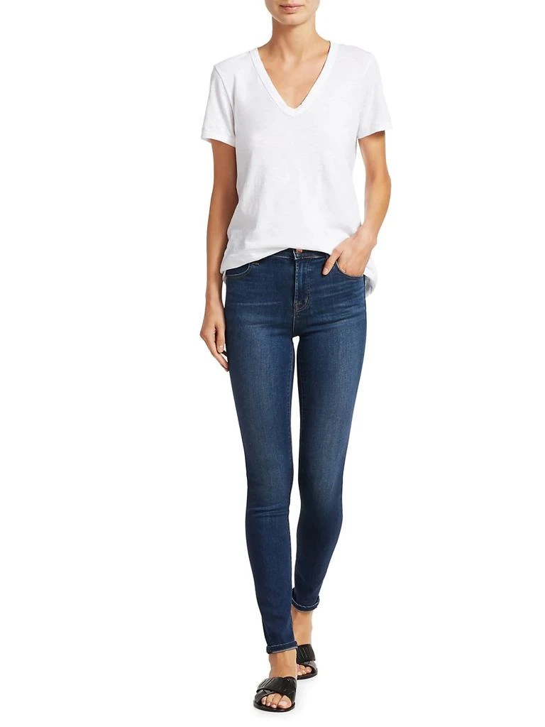 商品J Brand|Maria High-Rise Skinny Jeans,价格¥662,第2张图片详细描述