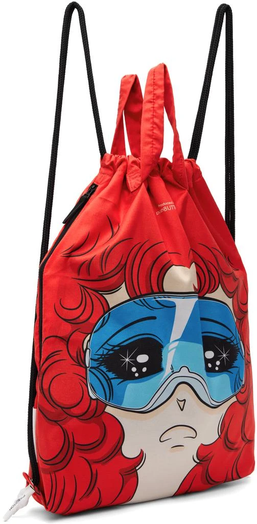 商品pushBUTTON|SSENSE Exclusive Red Goggles Girl Backpack,价格¥1306,第2张图片详细描述
