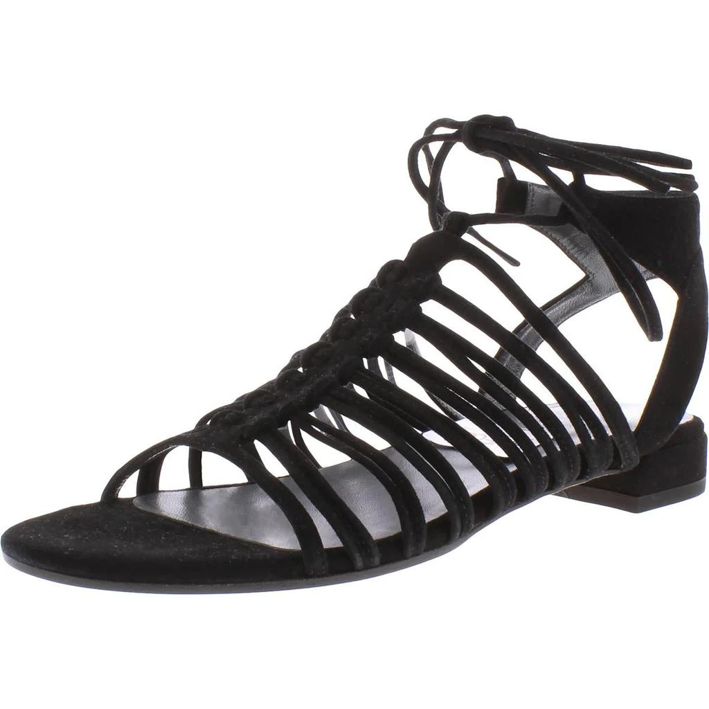 商品Stuart Weitzman|Stuart Weitzman Womens Knotagain Suede Strappy Dress Sandals,价格¥617,第3张图片详细描述