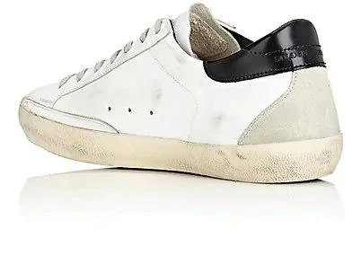 商品Golden Goose|巨星黑尾皮质麂皮小脏鞋Superstar Leather & Suede Sneakers,价格¥1999,第3张图片详细描述