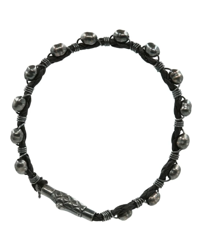 商品Bottega Veneta|Leather Stud Embellished Bracelet,价格¥895,第2张图片详细描述