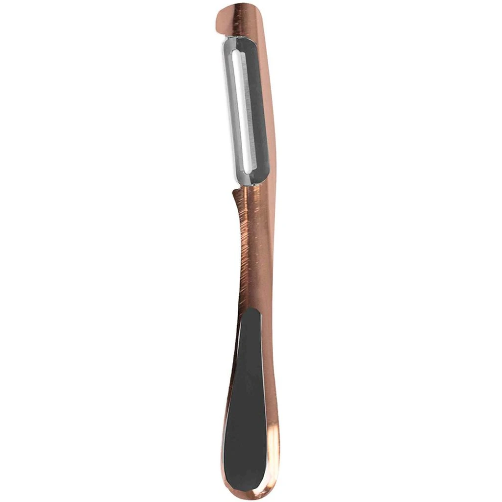 商品Home Basics|Home Basics Nova Collection Zinc Vertical Vegetable Peeler, Rose Gold,价格¥111,第1张图片