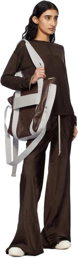 商品Rick Owens|Brown Hollywood Trolley Tote,价格¥5974,第4张图片详细描述
