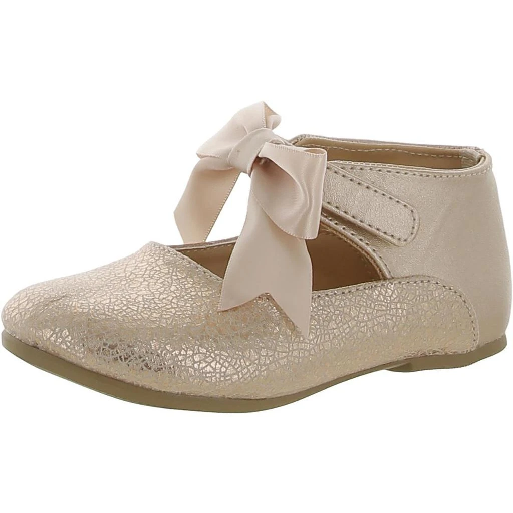 商品Baby Deer|Baby Deer Girls Faux Leather Metallic Ballet Flats,价格¥115,第2张图片详细描述