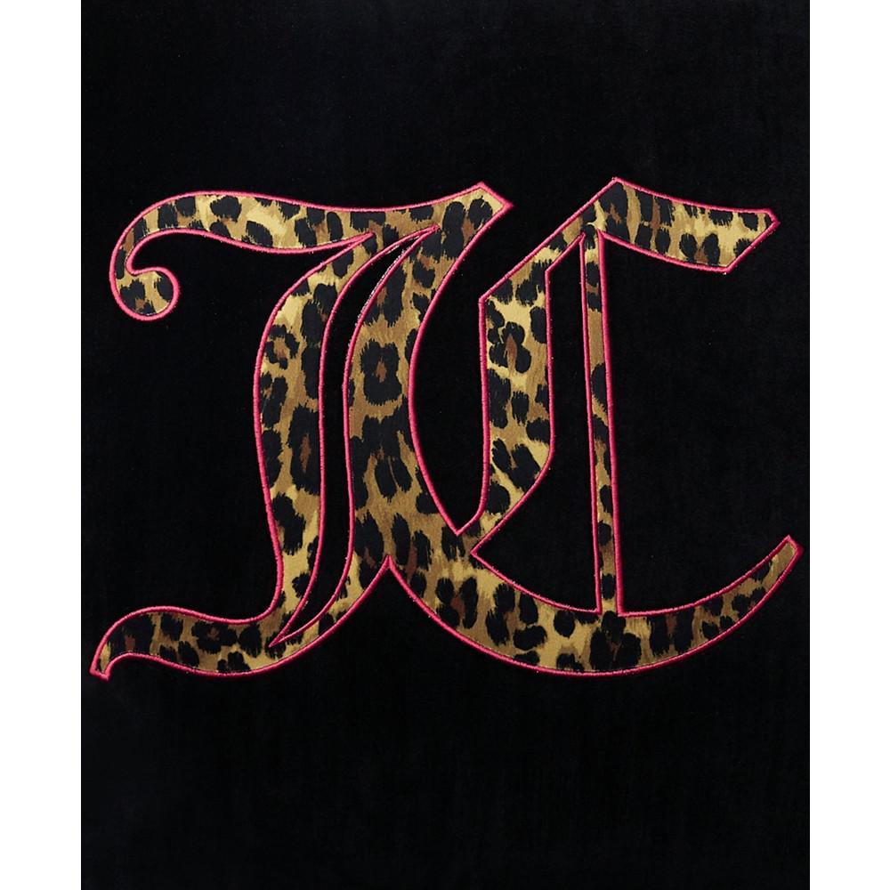商品Juicy Couture|Velvet Cheetah Logo Decorative Pillow, 20" x 20",价格¥196,第7张图片详细描述