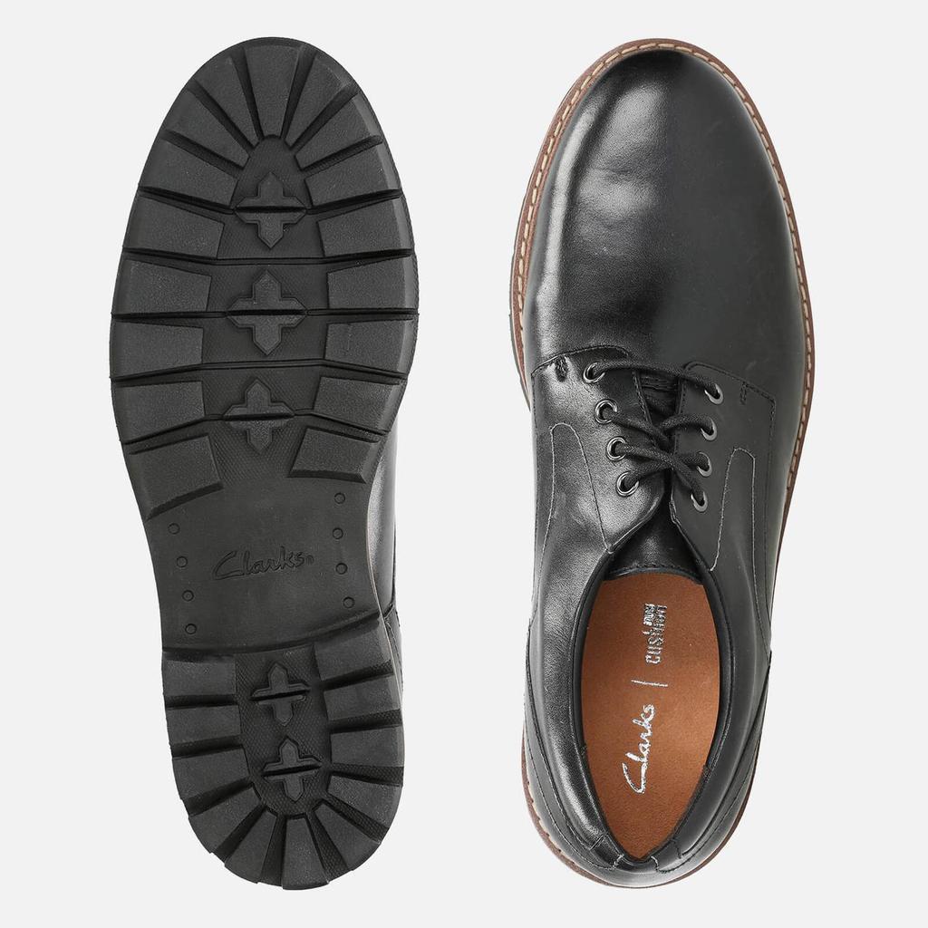 商品Clarks|Clarks Men's Batcombe Hall Leather Derby Shoes - Black,价格¥353,第6张图片详细描述