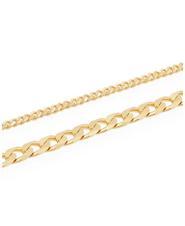 商品Deux Lions Jewelry|Stack Cuban Chains in Gold for her,价格¥2884,第3张图片详细描述