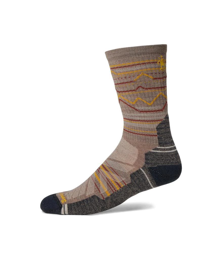 商品SmartWool|Performance Hike Light Cushion Mountain Range Pattern Crew,价格¥202,第1张图片详细描述