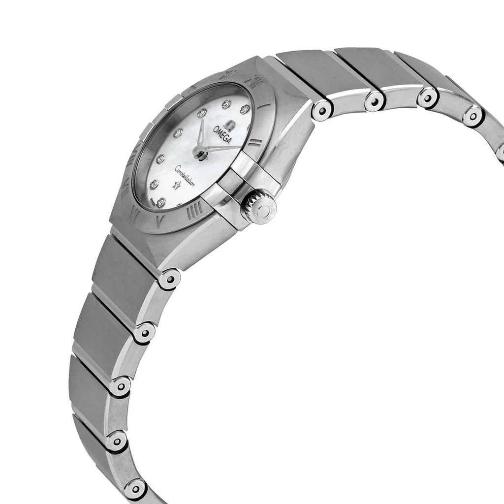 商品Omega|Constellation Manhattan Quartz Diamond White Mother of Pearl Dial Watch 131.10.25.60.55.001,价格¥22171,第2张图片详细描述