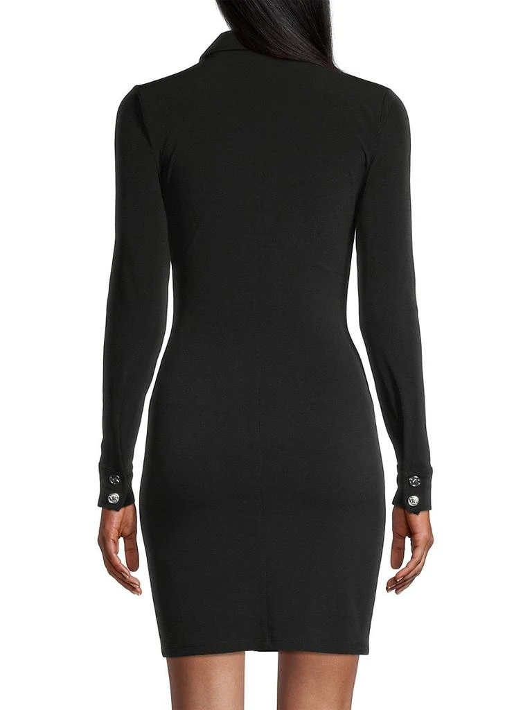 商品Michael Kors|Ruched Long-Sleeve Body-Con Dress,价格¥522,第5张图片详细描述