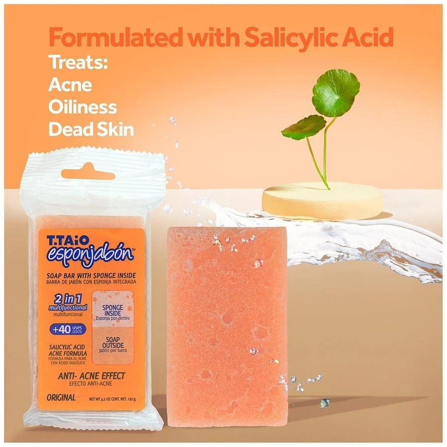 商品Arbol Verde|Body Cleansing Sponge Infused with Soap, Anti Acne with Salicylic Acid,价格¥37,第2张图片详细描述