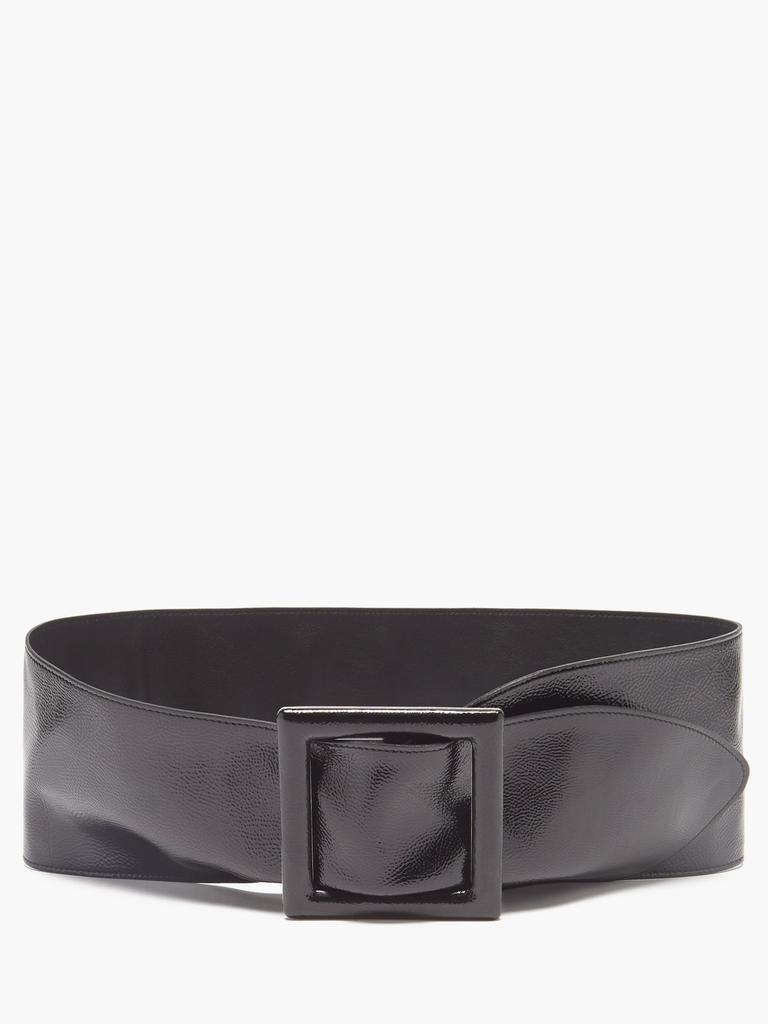 商品Yves Saint Laurent|Squared-buckle leather belt,价格¥4493,第5张图片详细描述