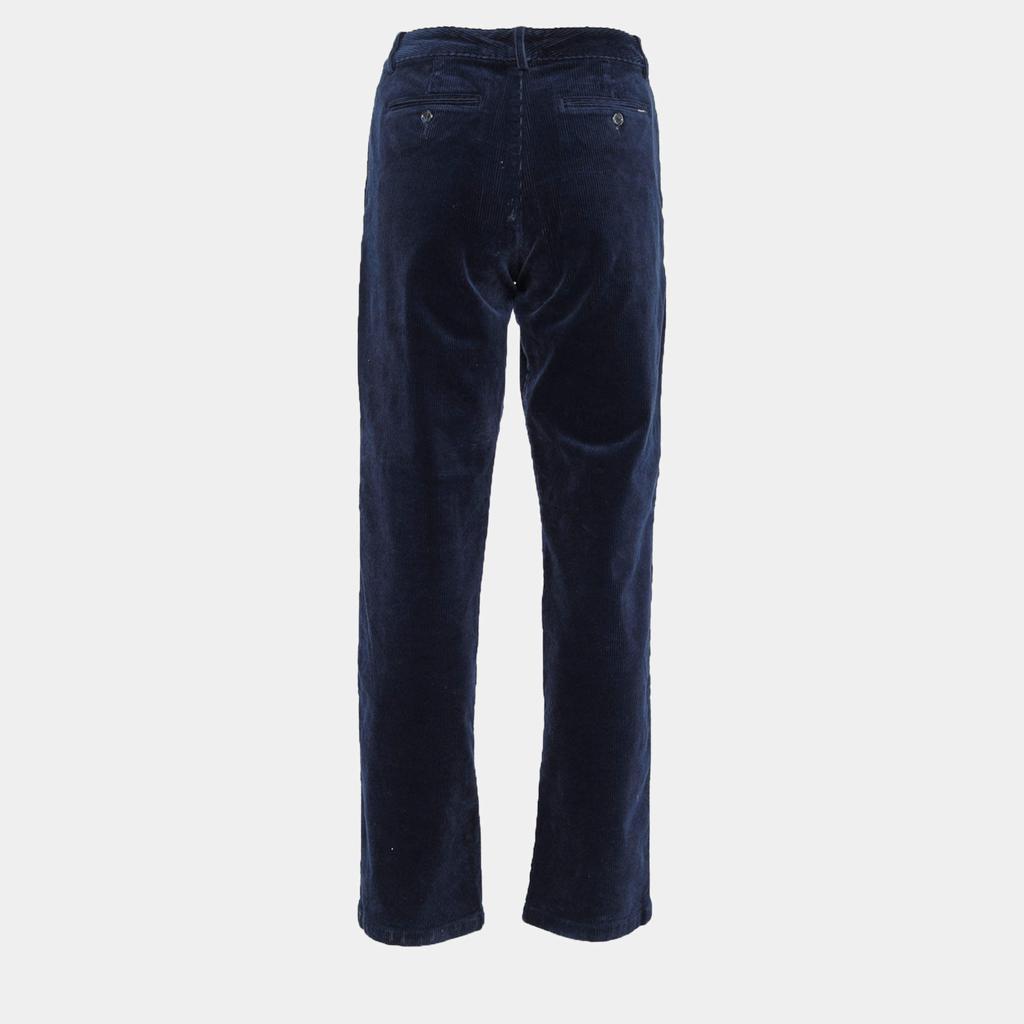 商品[二手商品] Ralph Lauren|Polo Ralph Lauren Navy Blue Corduroy Straight Fit Trousers XL,价格¥758,第4张图片详细描述