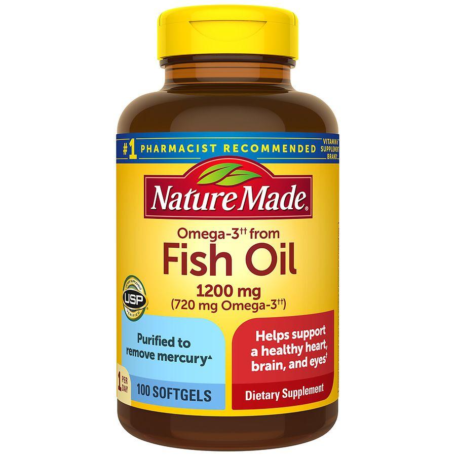 Nature Made | Fish Oil 1200 mg Softgels 252.63元 商品图片