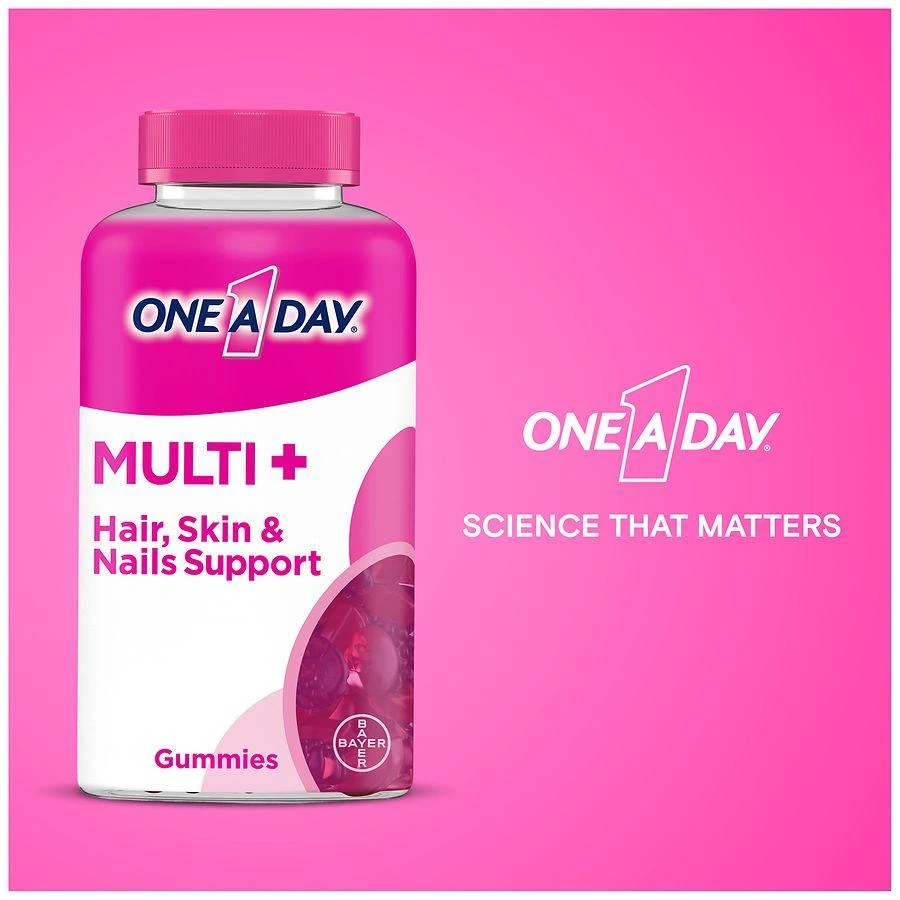 商品One A Day|MultiPlus Hair, Skin & Nails Support Multivitamin Fruit,价格¥193,第5张图片详细描述