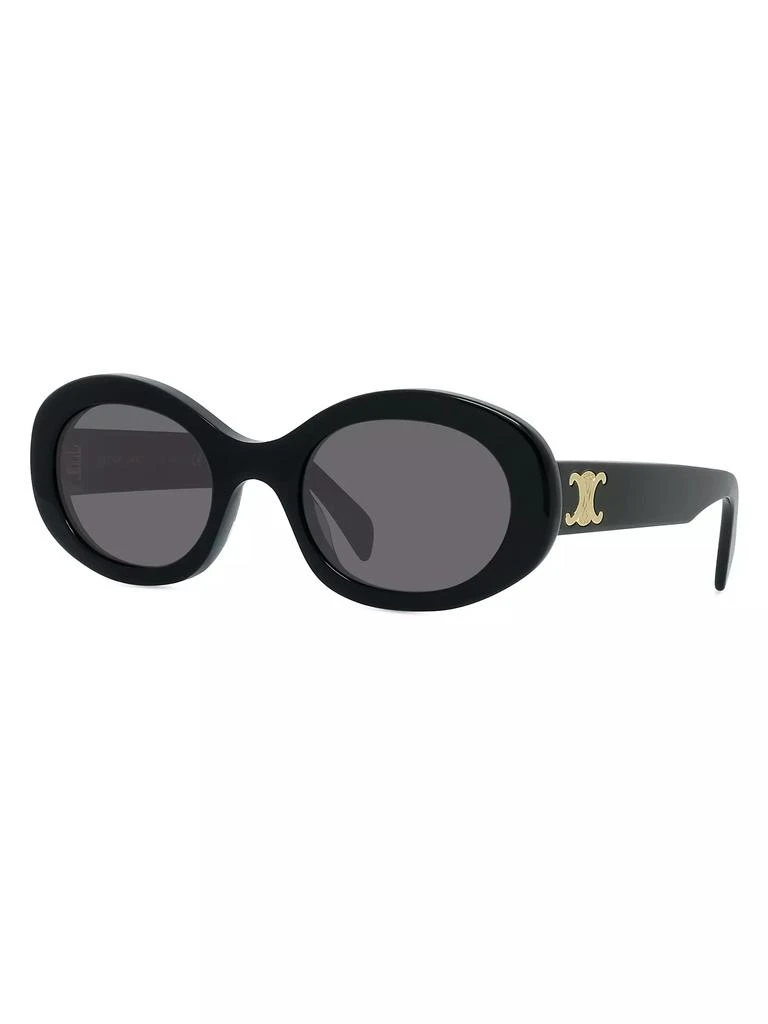 商品Celine|Triomphe 52MM Oval Sunglasses,价格¥2752,第1张图片