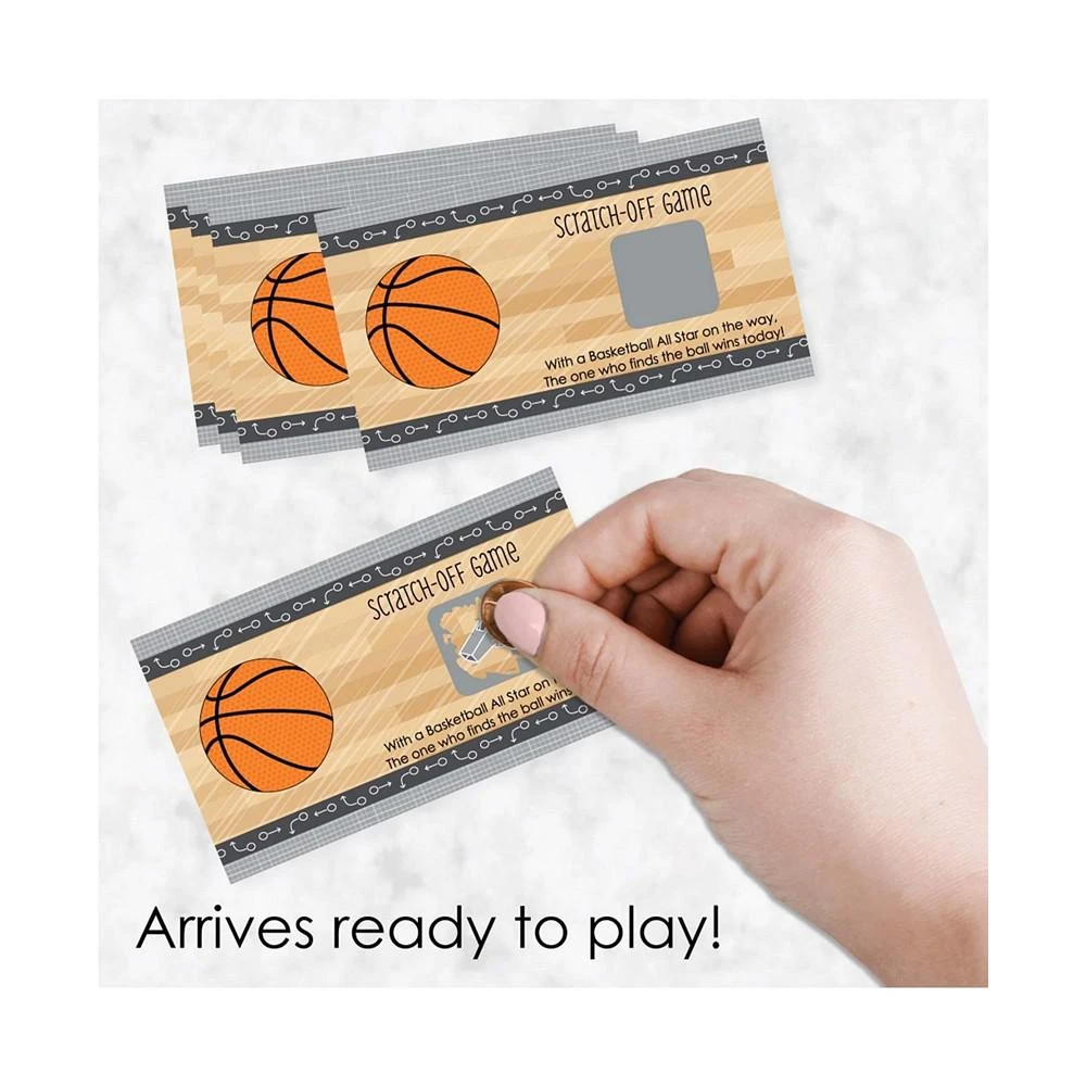 商品Big Dot of Happiness|Nothin' but Net - Basketball - Party Game Scratch Off Cards - 22 Ct,价格¥112,第3张图片详细描述