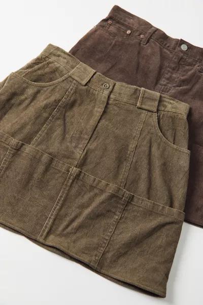 Urban Renewal Remade Surplus Pocket Corduroy Skirt商品第2张图片规格展示