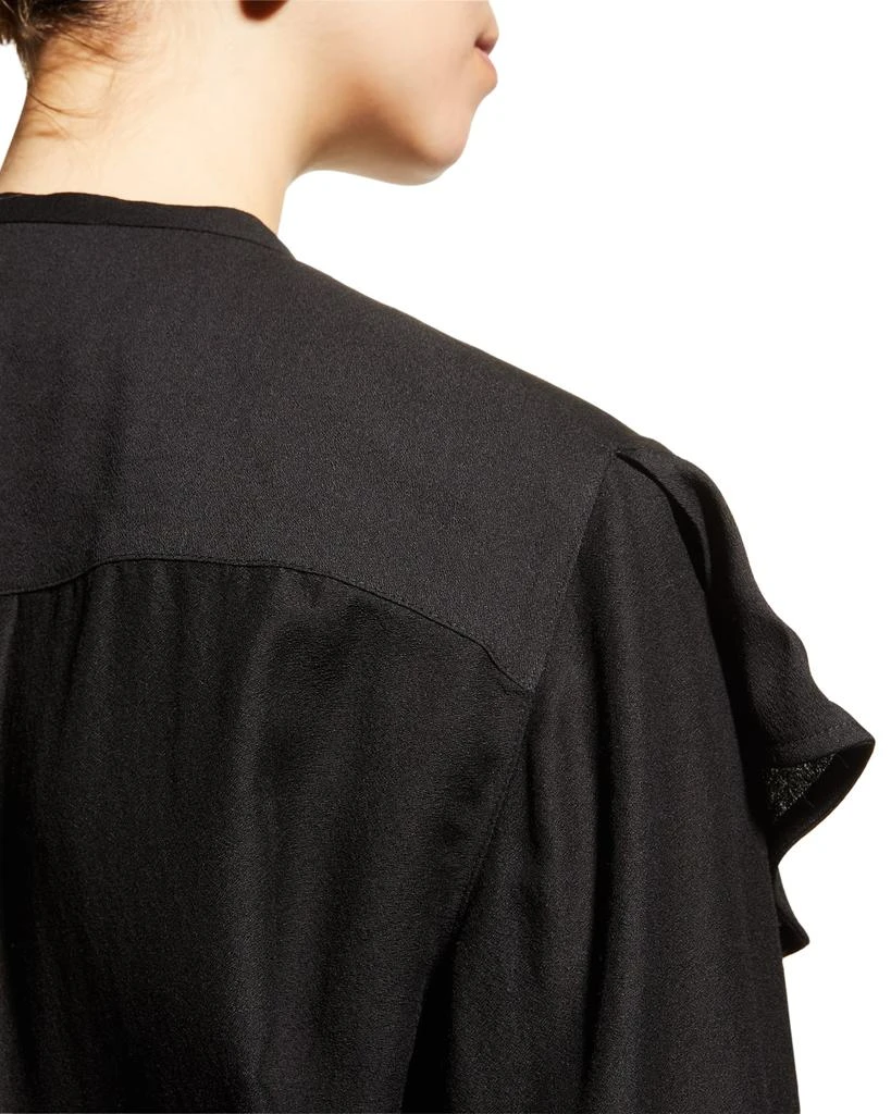 Valeri Long-Sleeve Ruffle Blouse 商品