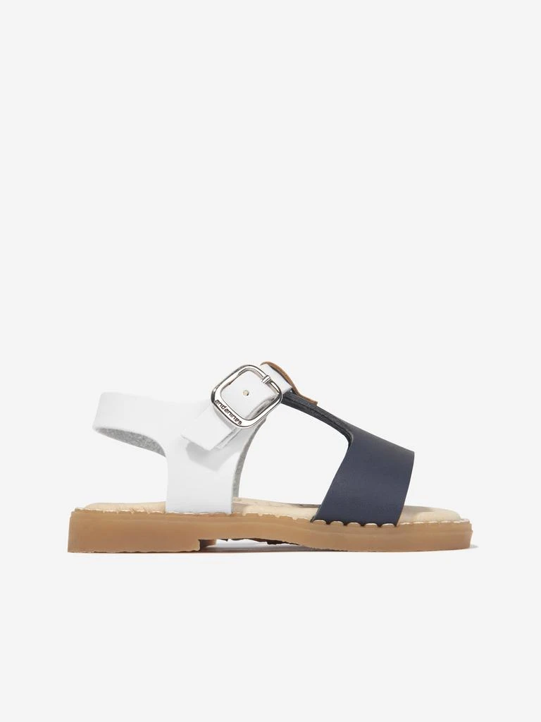 商品Andanines|Andanines Kids Leather Sandals in Navy,价格¥268,第1张图片