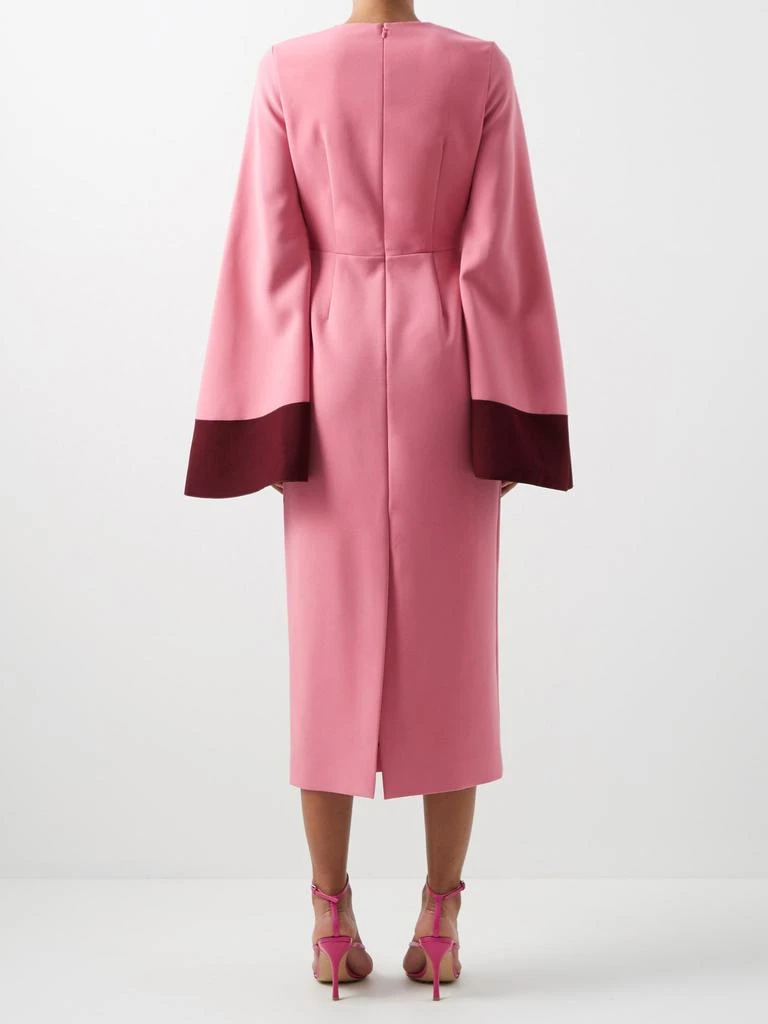 商品ROKSANDA|Zimara exaggerated-sleeve crepe midi dress,价格¥5639,第5张图片详细描述