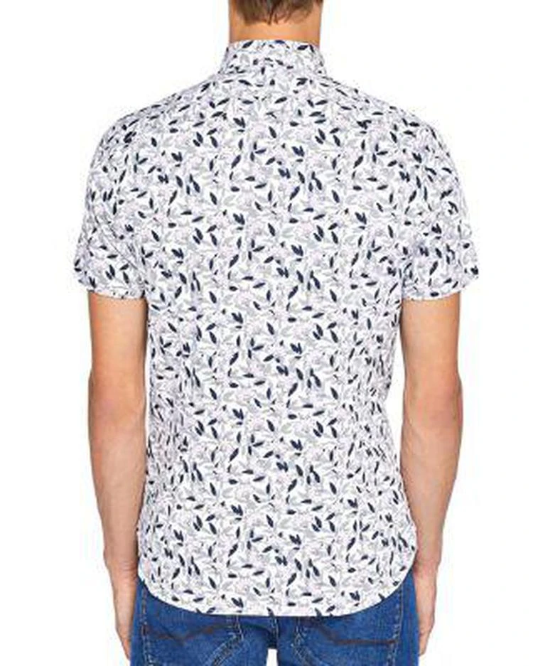 商品Ted Baker London|Saquili Floral Print Regular Fit Button-Down Shirt,价格¥770,第2张图片详细描述