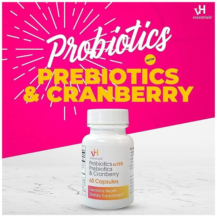 商品VH essentials|Probiotics with Prebiotics and Cranberry Feminine Health Capsules,价格¥74,第3张图片详细描述