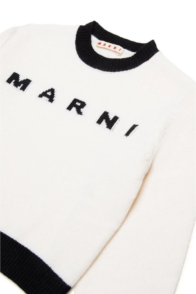 商品Marni|Marni Kids Logo Intarsia Knitted Jumper,价格¥1097,第3张图片详细描述