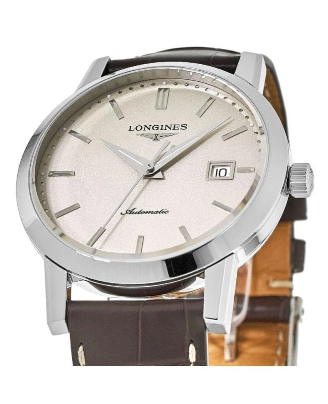 商品Longines|Longines Heritage 1832 Beige Dial 40mm Brown Leather Strap Men's Watch L4.825.4.92.2,价格¥11397,第2张图片详细描述