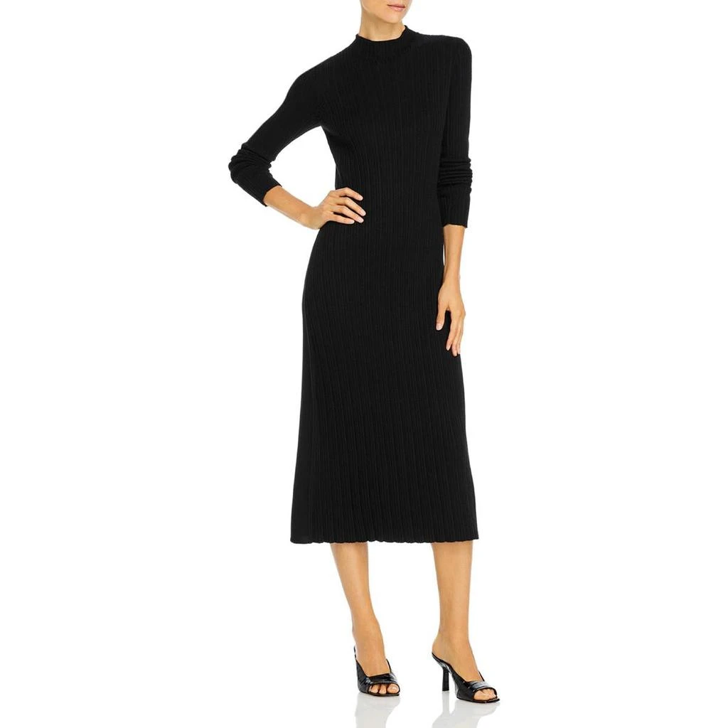 商品Vince|Vince Womens Ribbed Midi Sweaterdress,价格¥834,第1张图片