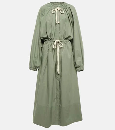 商品Jil Sander|抽绳府绸中长连衣裙,价格¥10339,第1张图片