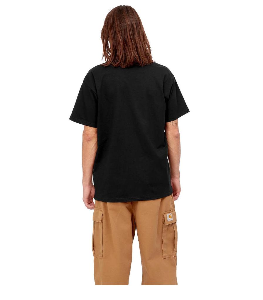 Carhartt Wip Letterman Black T-shirt商品第4张图片规格展示